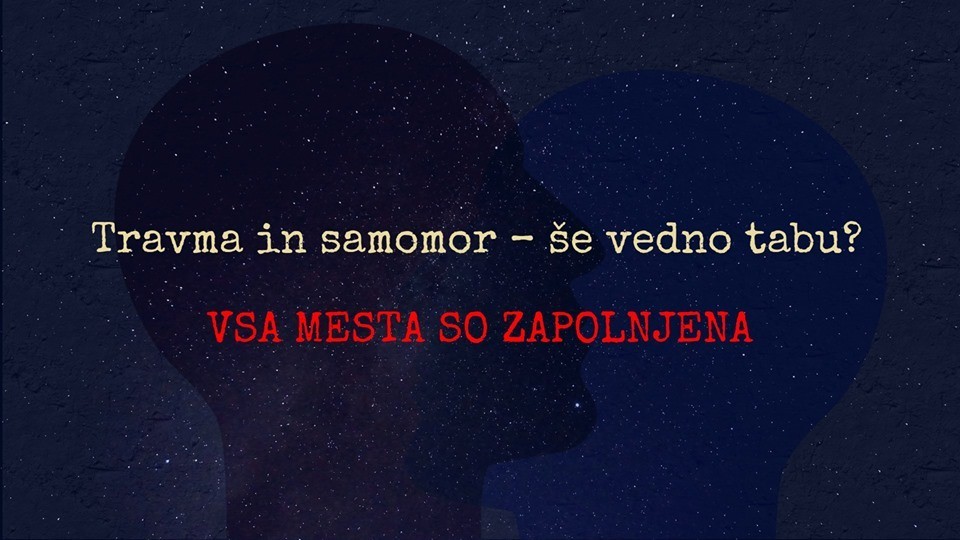 Izobraževanje Travma in samomor - še vedno tabu?