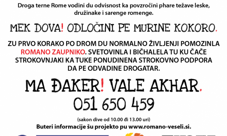 »MEK PE DOLESTAR! PREPREČEVANJE ZLORABE DROG MED MLADIMI ROMI NA DELENJSKEM«