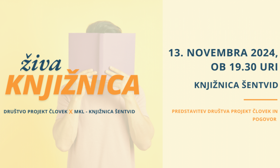 13. 11. 2024: ŽIVA KNJIŽNICA V KNJIŽNICI ŠENTVID