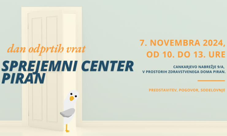 7. 11. 2024: DAN ODPRTIH VRAT V SPREJEMNEM CENTRU PIRAN